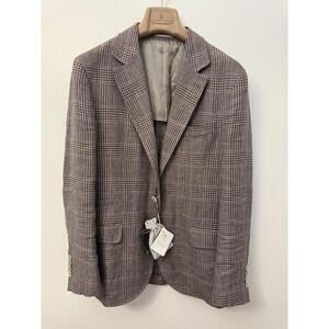 BRAND NEW $3950 BRUNELLO CUCINELLI Blazer Linen-Wool-Silk Sport Coat 38R